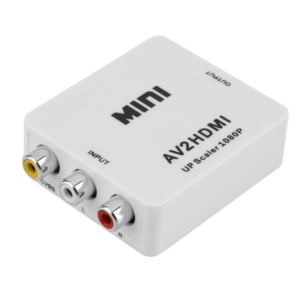 Adaptador HDMI a RCA para Audio y Video 1080p, Compatible con TV y Proyectores