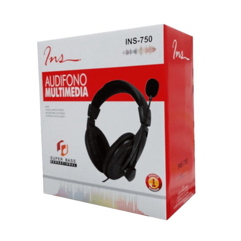 Auriculares Ins Is-750 Línea Audio Calidad Sonido - Imagen 2