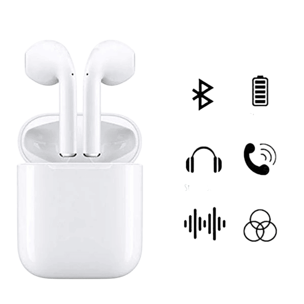 Audifonos AirPods Tws I12 Bluetooth 5.0 Control Tactil. - Imagen 2