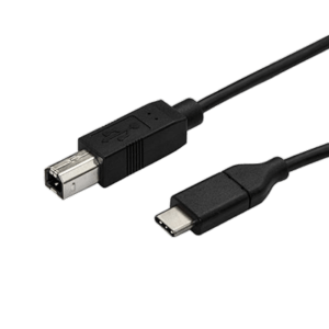 Cable Usb 2.0 Para Impresora Tipo C 1.8m Negro