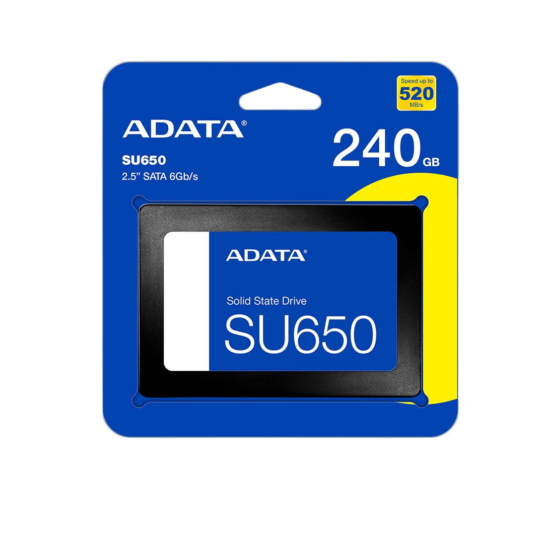 Disco Ssd Adata Su650 240gb 2.5 Sata Lll Interno Laptop