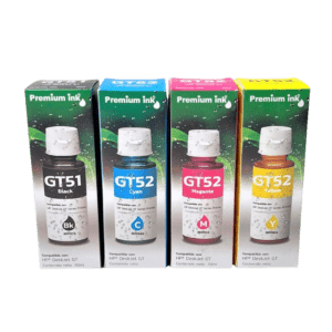 Kit Tinta Premium HP GT51- GT52 Genérica