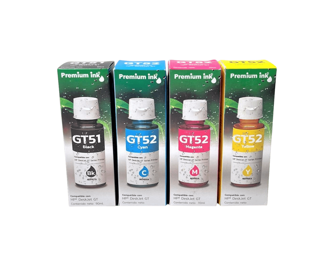 Kit Tinta Premium HP GT51- GT52 Genérica