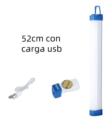 Lampara de Emergencia Tubo Led recargable 52 cm