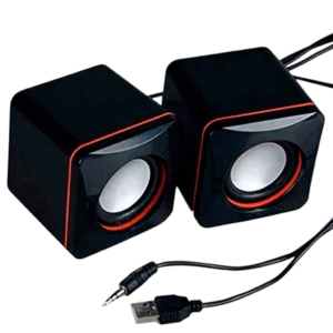 Parlanres Potentes altavoces USB P2 para computadora y portátil de 5 W